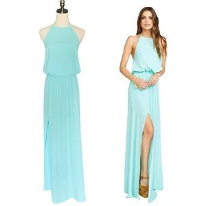 Show Me Your MuMu Heather Halter Dress See Glass